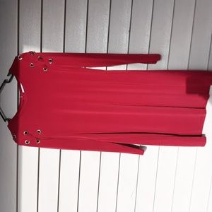Carmen marc valvo dress size medium dark red
